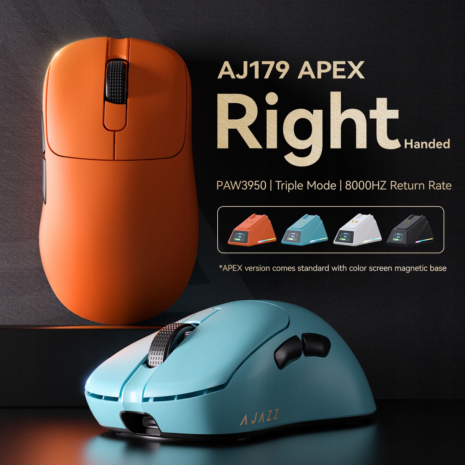 マウス Myszka bezprzewodowa AJAZZ AJ179 APEX sensor laserowy