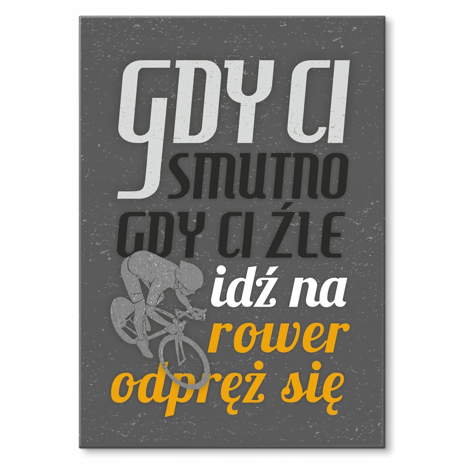 Kovový plakát Když je vám smutno kolo Šidítko Plech 30 x 42 cm Dárek