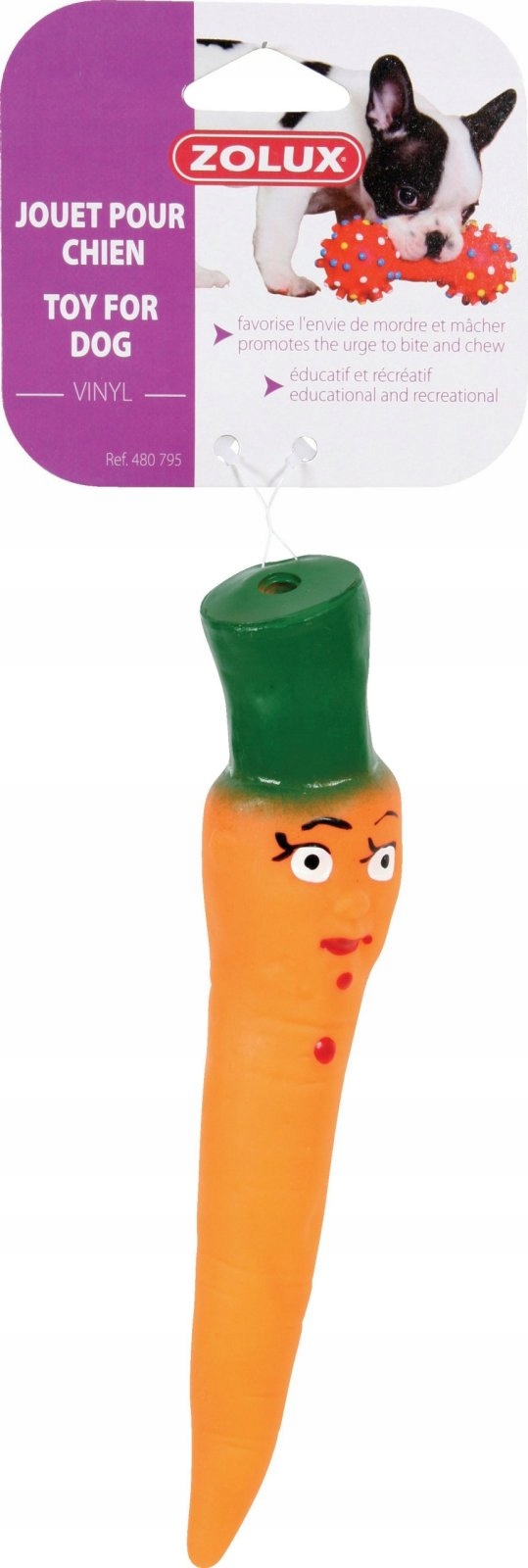 

Zolux Zabawka Winylowa Marchewka 21 cm