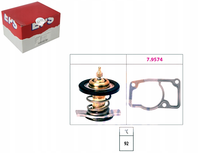 TERMOSTAT OPEL 92C 2,0DTI 2,2DTI 02- VECTRA EPS