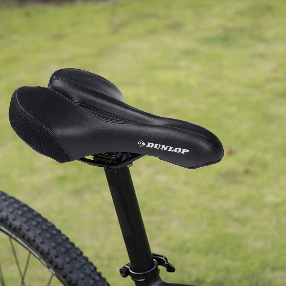SIODEŁKO ROWEROWE SKÓRZANE PIANKOWE SIODŁO SPORTOWE WYGODNE NA ROWER DUNLOP Kod producenta 419688