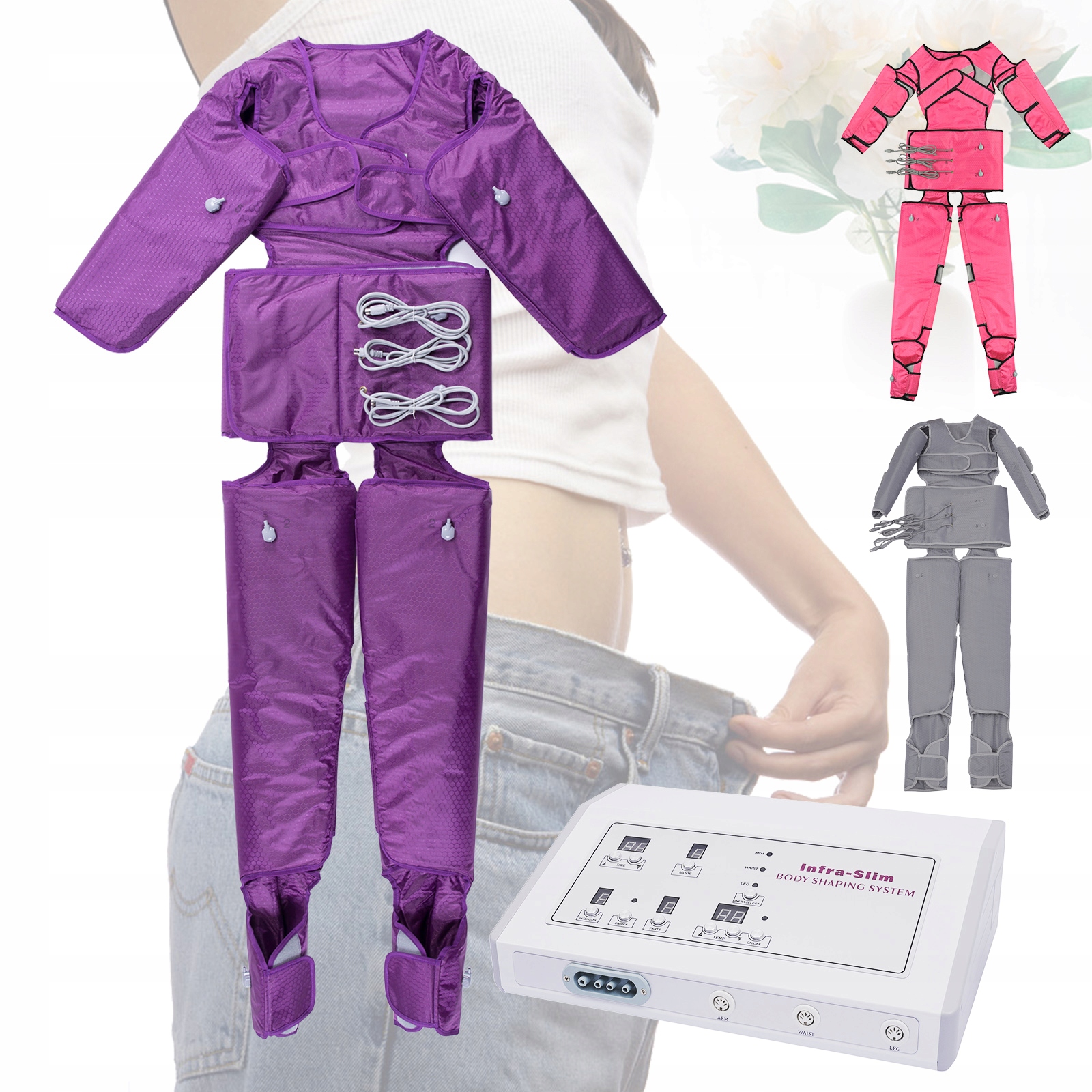 Masażer Presoterapia Drenaż Kombinezon Limfatyczny