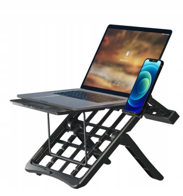 PODSTAWKA POD LAPTOPA stolik składany stojak UCHWYT NA TELEFON