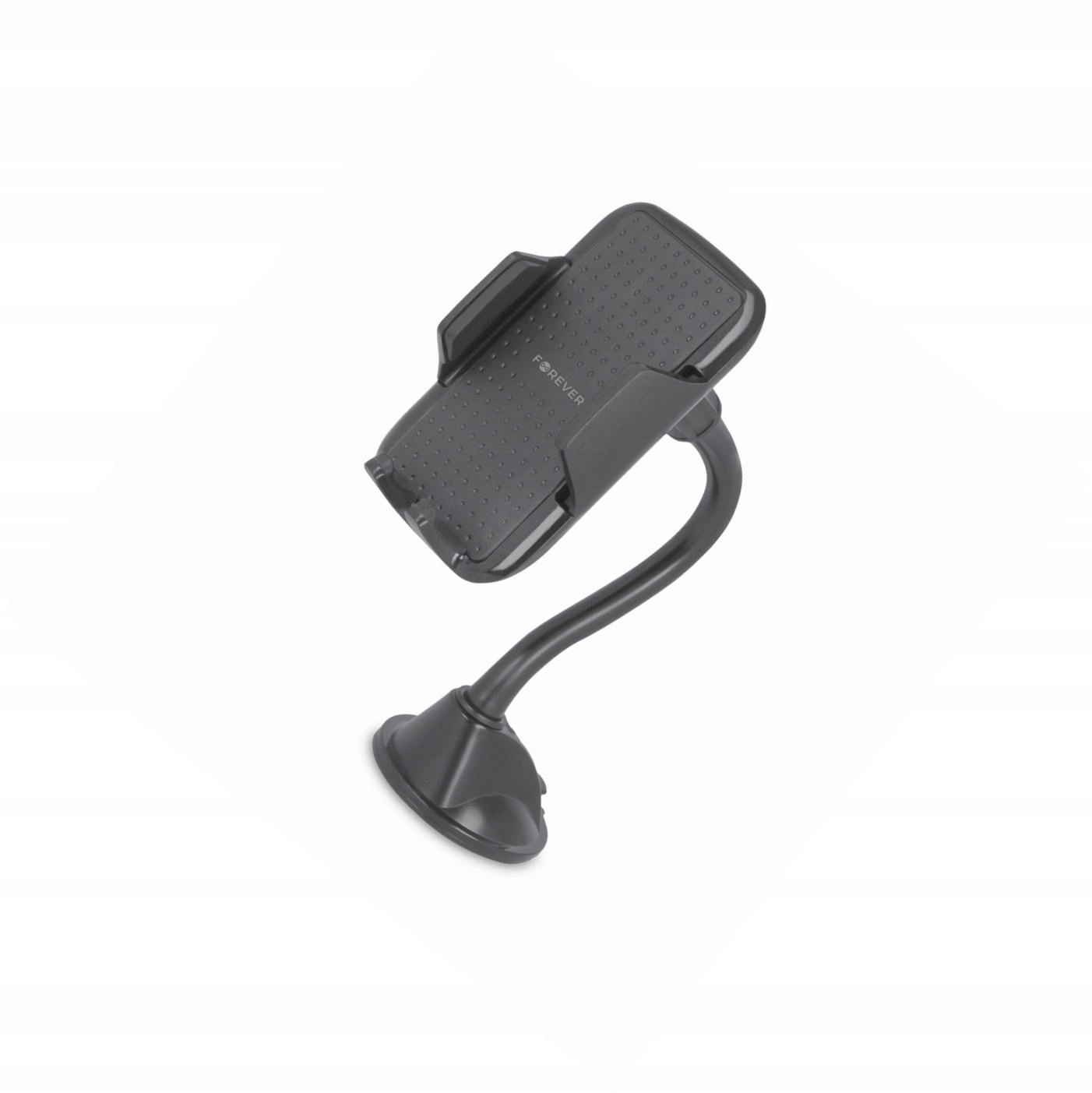 Uchwyt na telefon do samochodu na szybę z długim pałąkiem