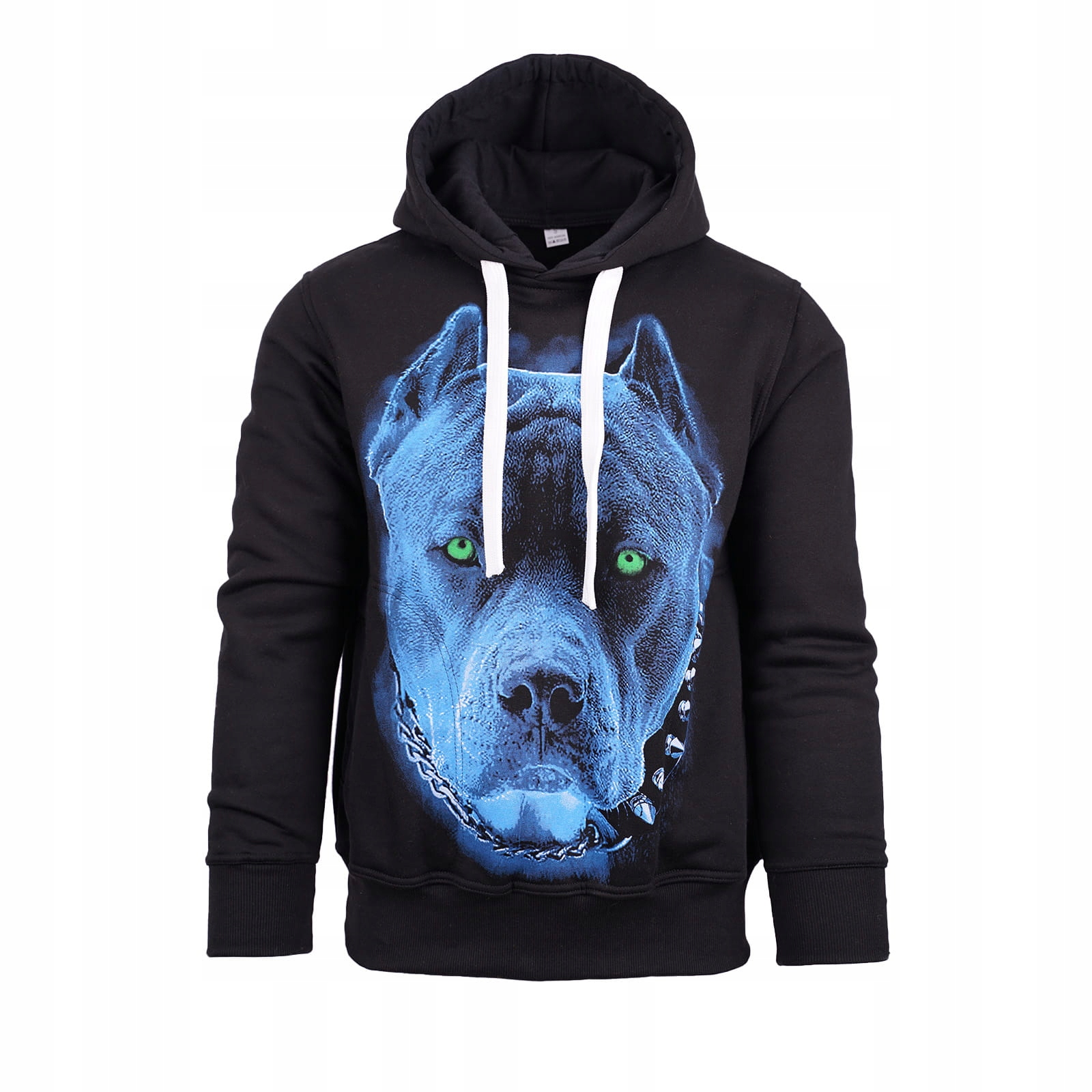 

Bluza męska z kapturem czarna Pitbull roz. 3XL