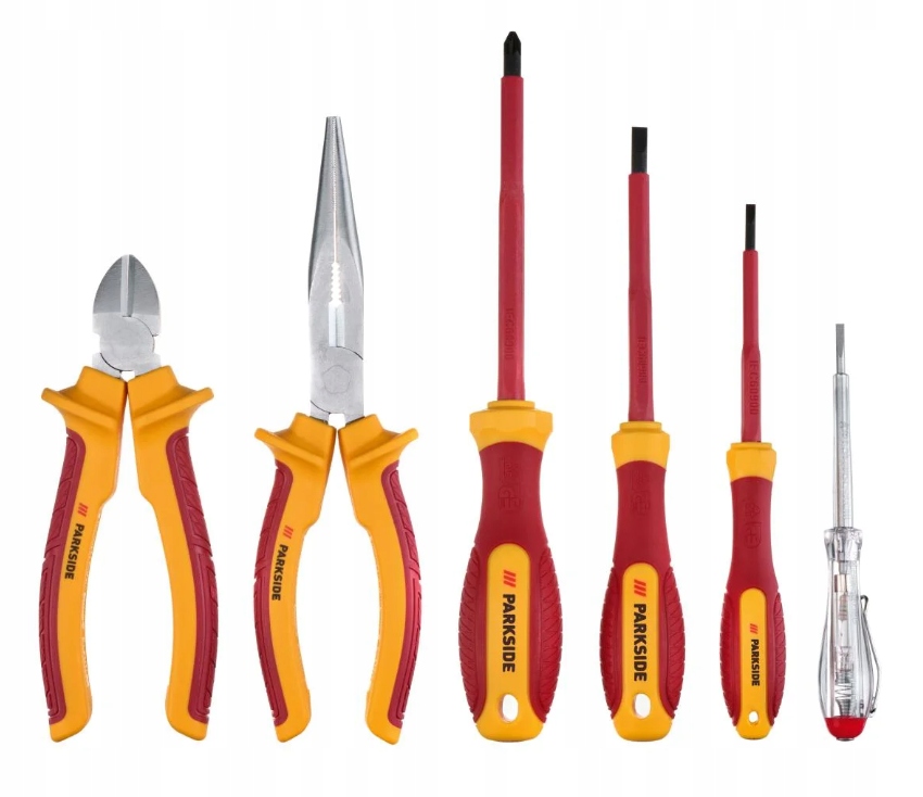 PARKSIDE Zestaw Narzędzi do Elektryki 1000V 6 el. IEC 60900 • Opinie ...