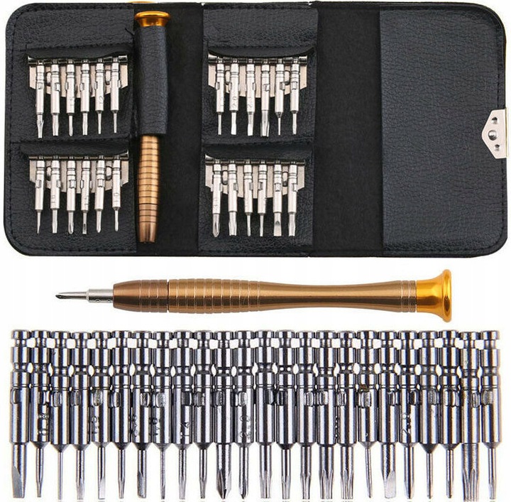 

Zestaw Precyzyjnych Śrubokrętów 25W1 Torx Wkrętaki