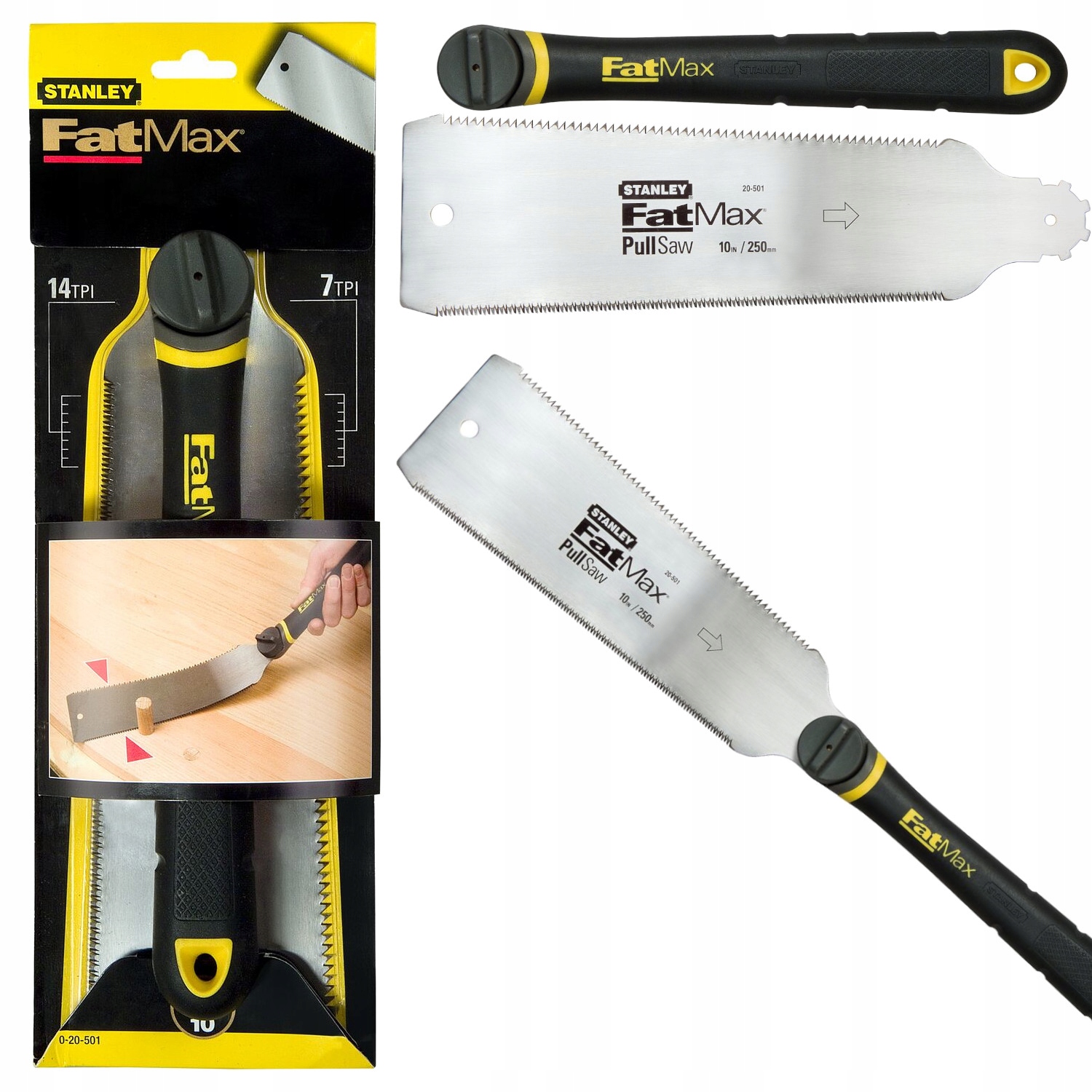 

Piła Japońska Stanley 270 mm składana Regulowana