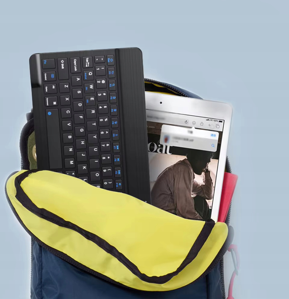 KLAWIATURA BEZPREZEWODOWA BLUETOOTH 5.0 SMART iOS ANDROID TABLET LAPTOP Stan opakowania oryginalne