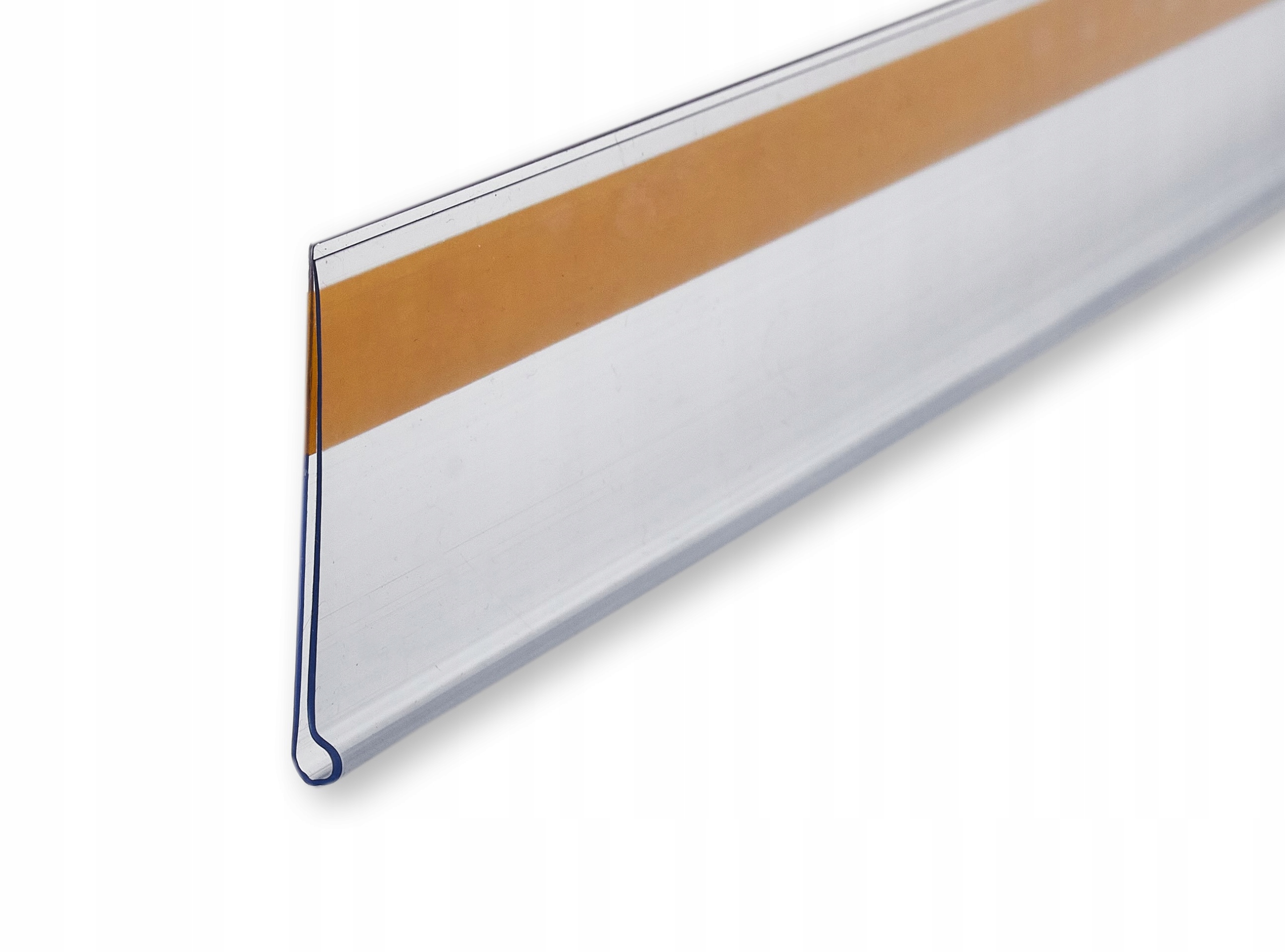 LISTWY CENOWE PRZYLEPNE PRZYKLEJANE MOCNA TAŚMA 12 MM, 39X988 MM - 10 SZT Szerokość 99 cm