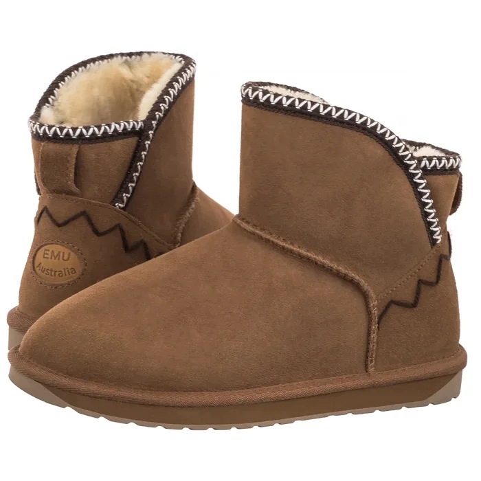 Dámské boty Sněhule Emu Australia Sammy Chestnut W13356 Hnědé