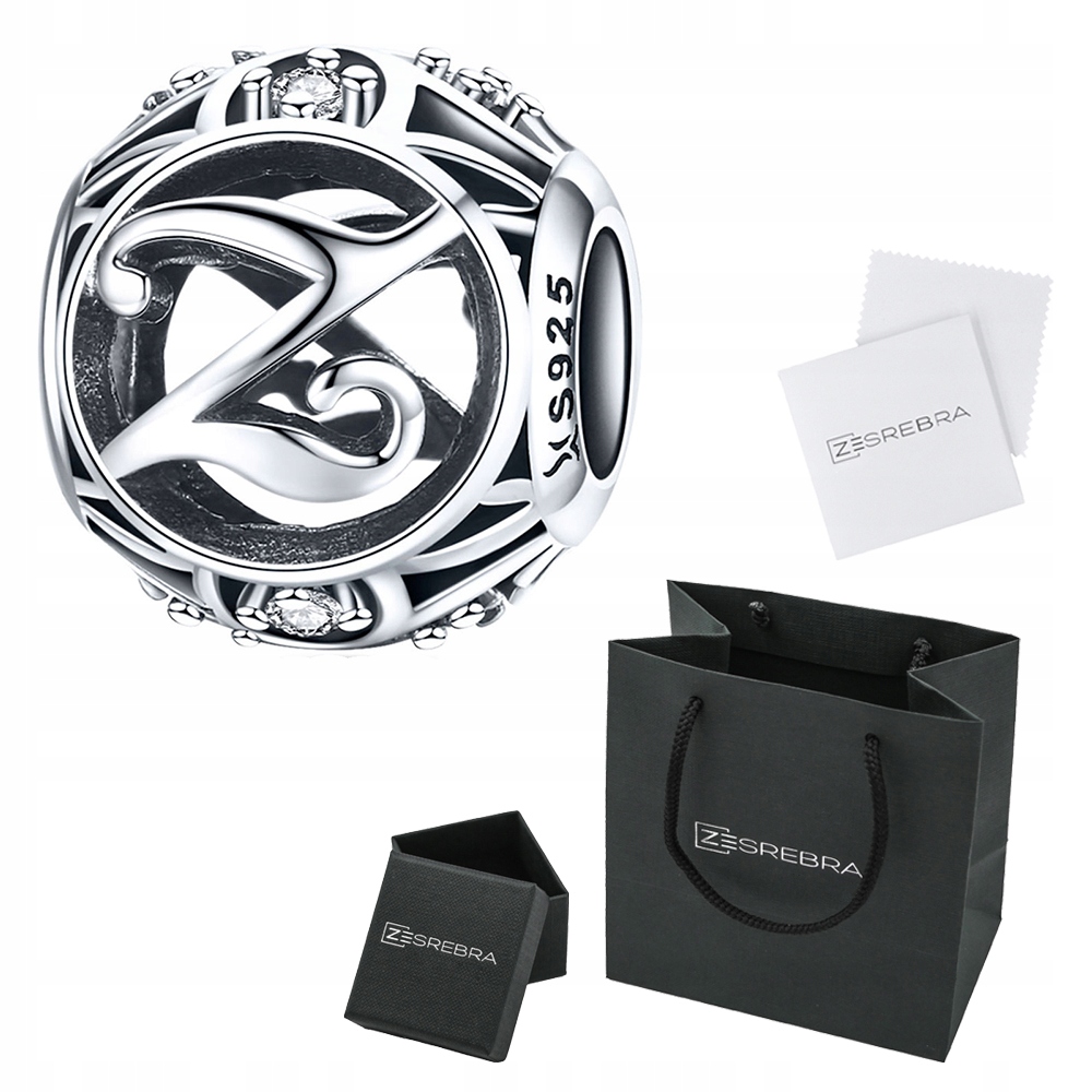 

Charms Litera Z do Pandora srebro 925 S925