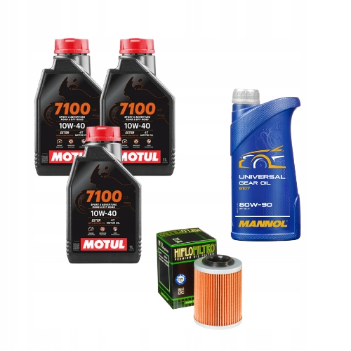 Sada olej Motul 7100 filtr Cf Moto 520 C-force