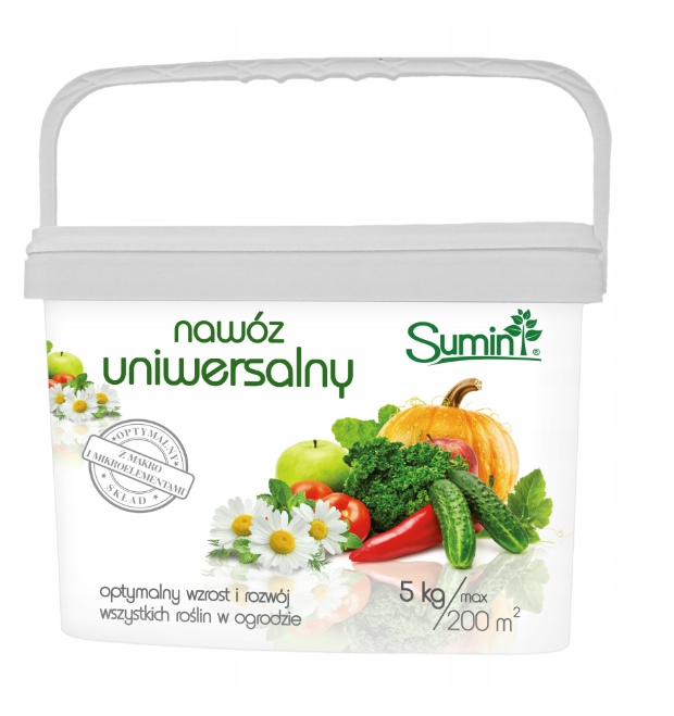 

Nawóz uniwersalny 5kg wiadro Sumin