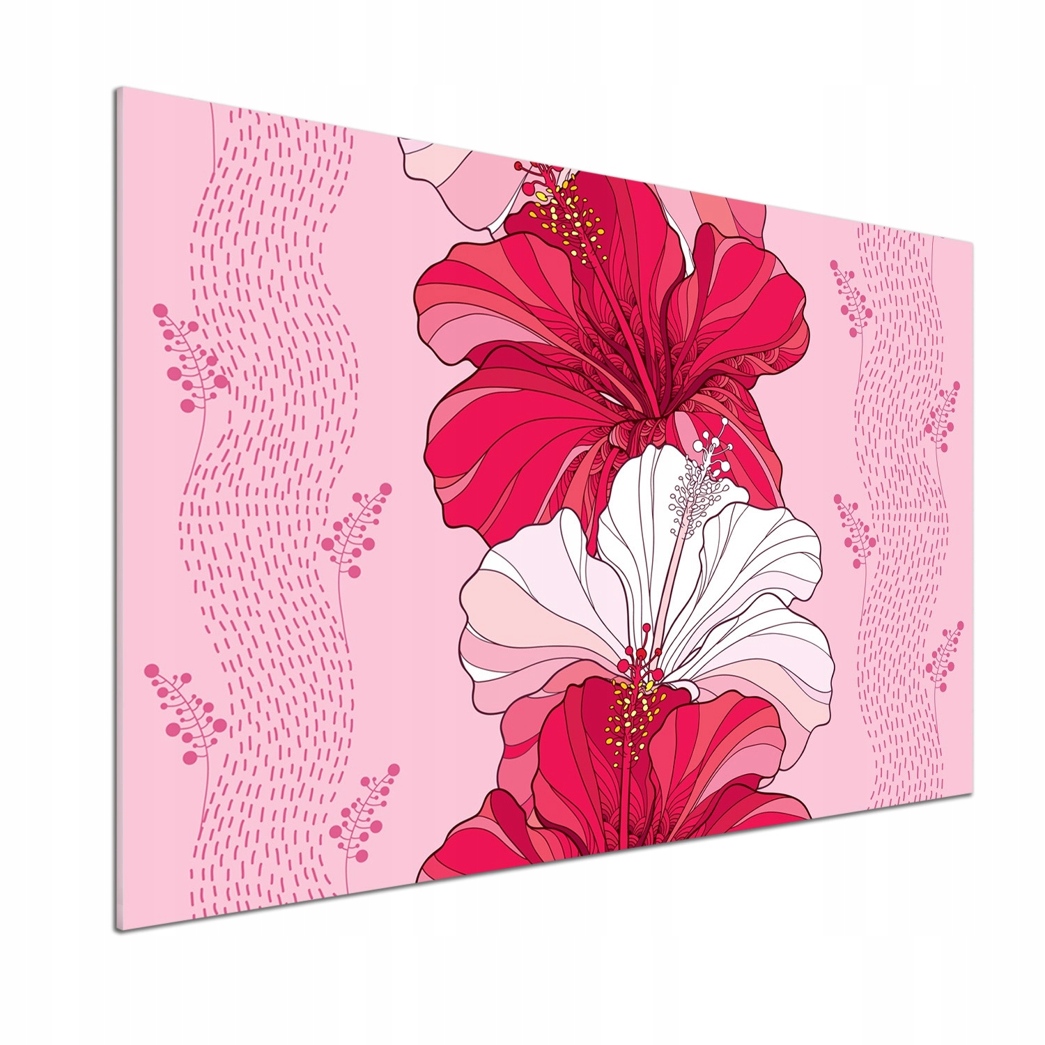 Panel do kuchyne Havajské kvety 100 x 70 cm Lepidlo