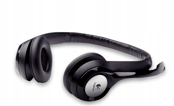 

Zestaw słuchawkowy Over Ear Logitech H390 czarny