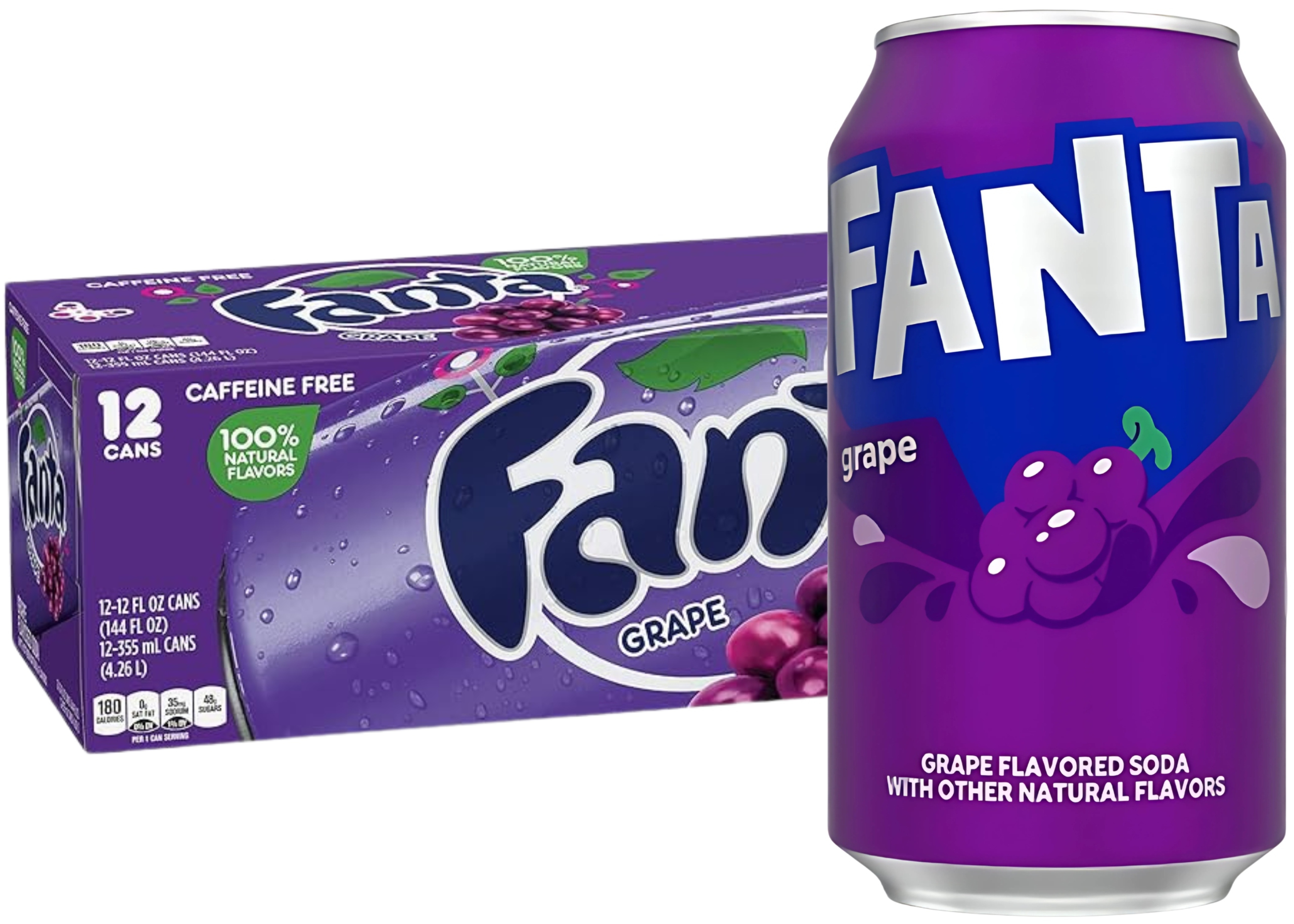 Levně Fanta Grape Usa 12×355ml