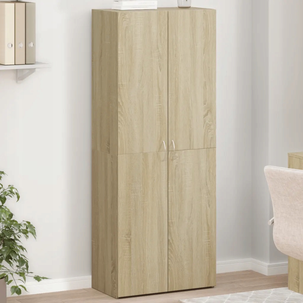 Kartotéka dub sonoma 60 x 32 x 153 cm kompozitní dřevo Hnědá 3276646