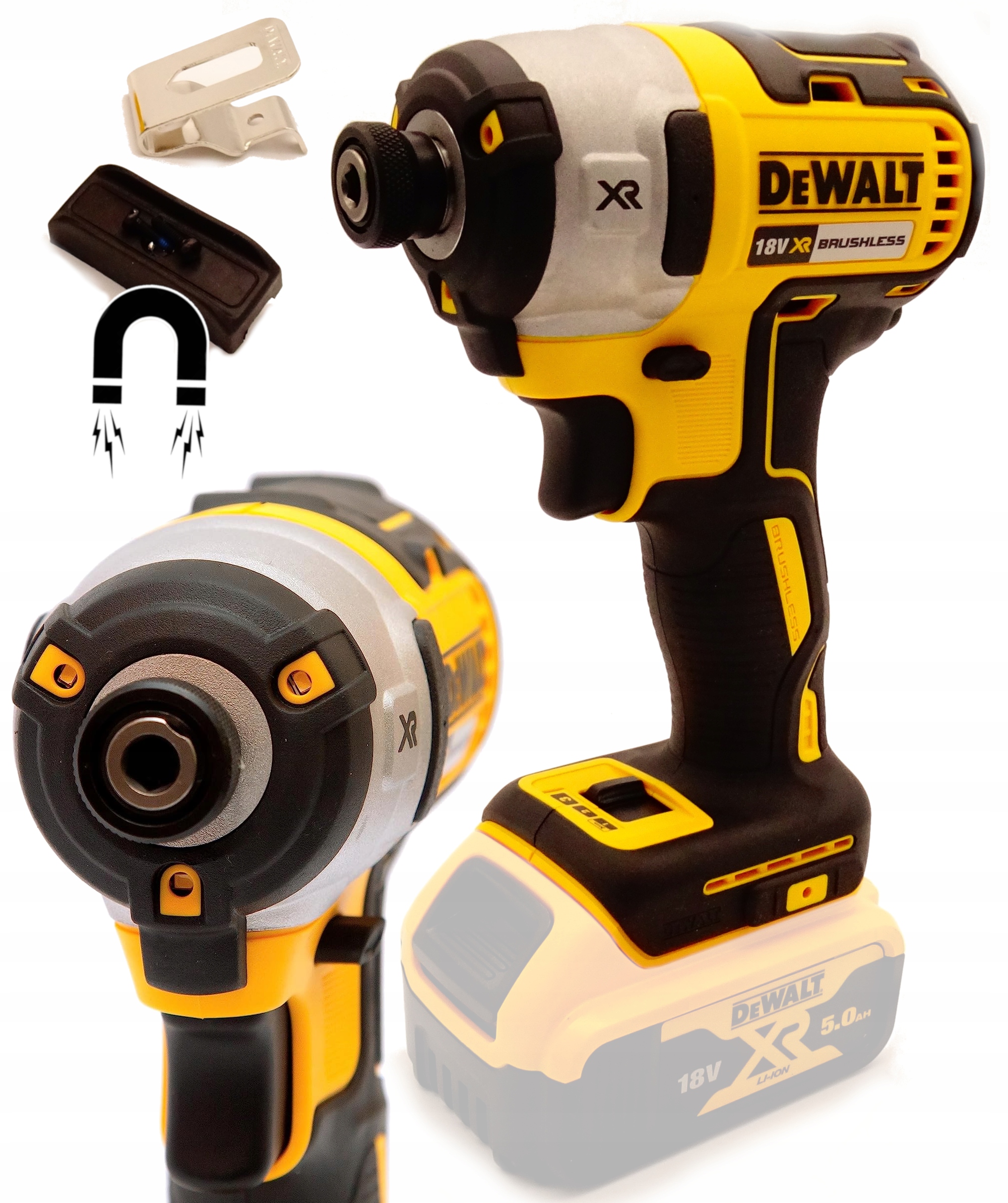 DeWalt DCF887N Zakrętarka udarowa 1/4' 205Nm 18V Mocna Brushless Xr
