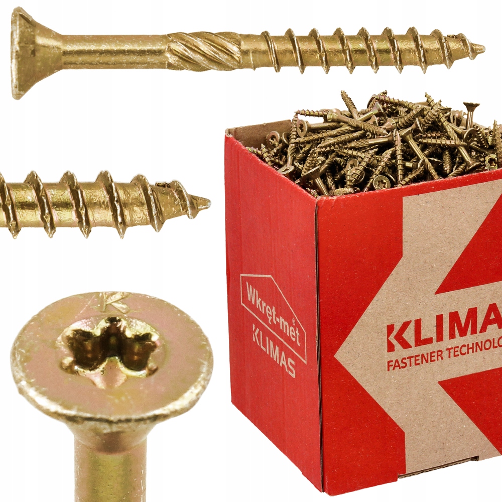 

Wkręty ciesielskie do drewna Torx 4,0x35 500szt