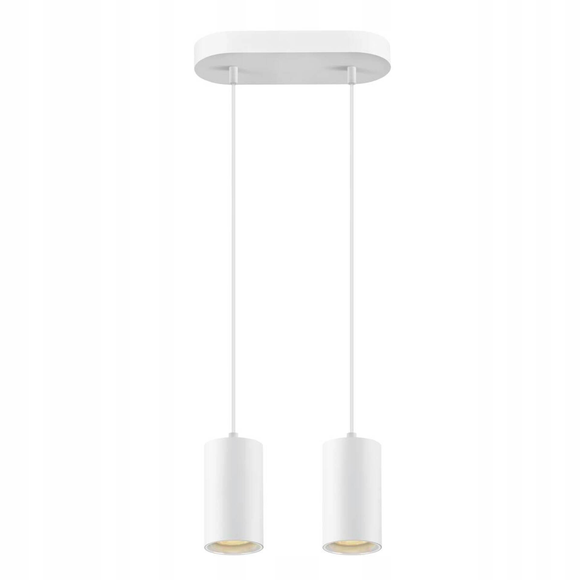 Závesné svietidlo Slv Asto Tube 2x GU10 biela 250cm hliník