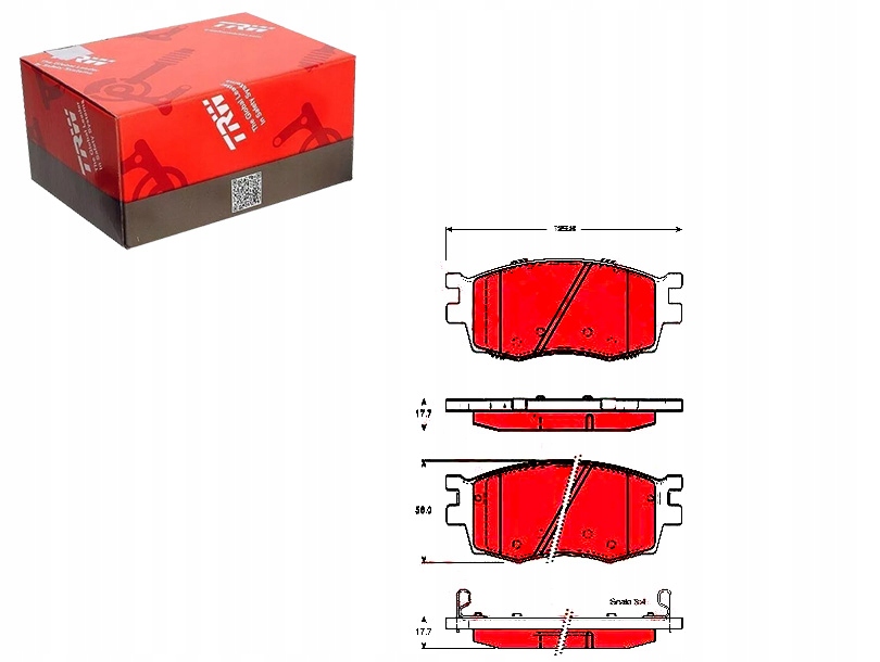 Brzdové Destičky Hyundai Přední Accent Kia Rio 05- Asistent Kolize #34
