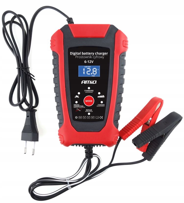 

Amio Prostownik Cyfrowy Akumulatorów 6V 12V 2A/6A