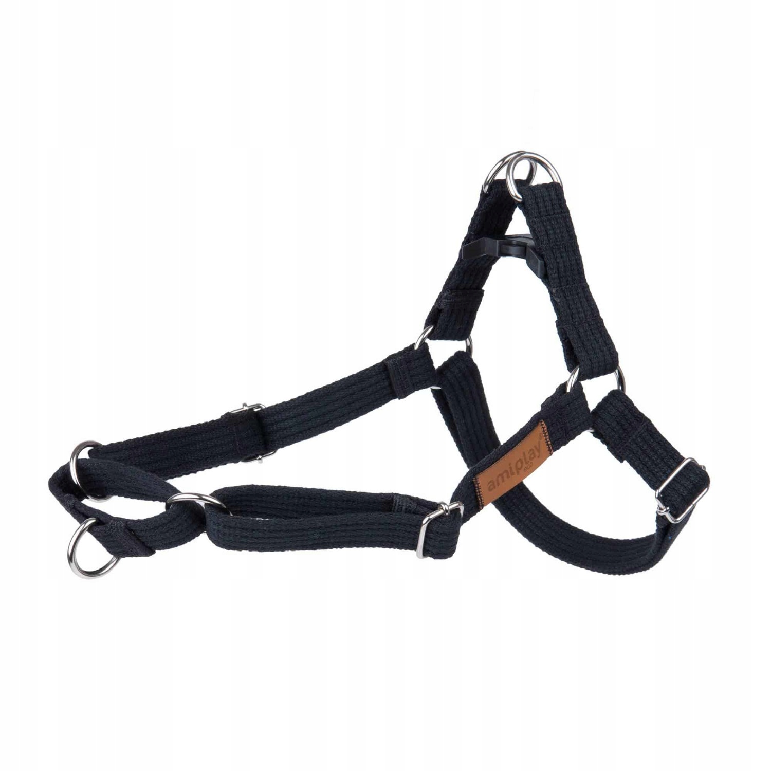 

amiplay Szelki Easy Go Cotton XL 50-95/3cm Czarny