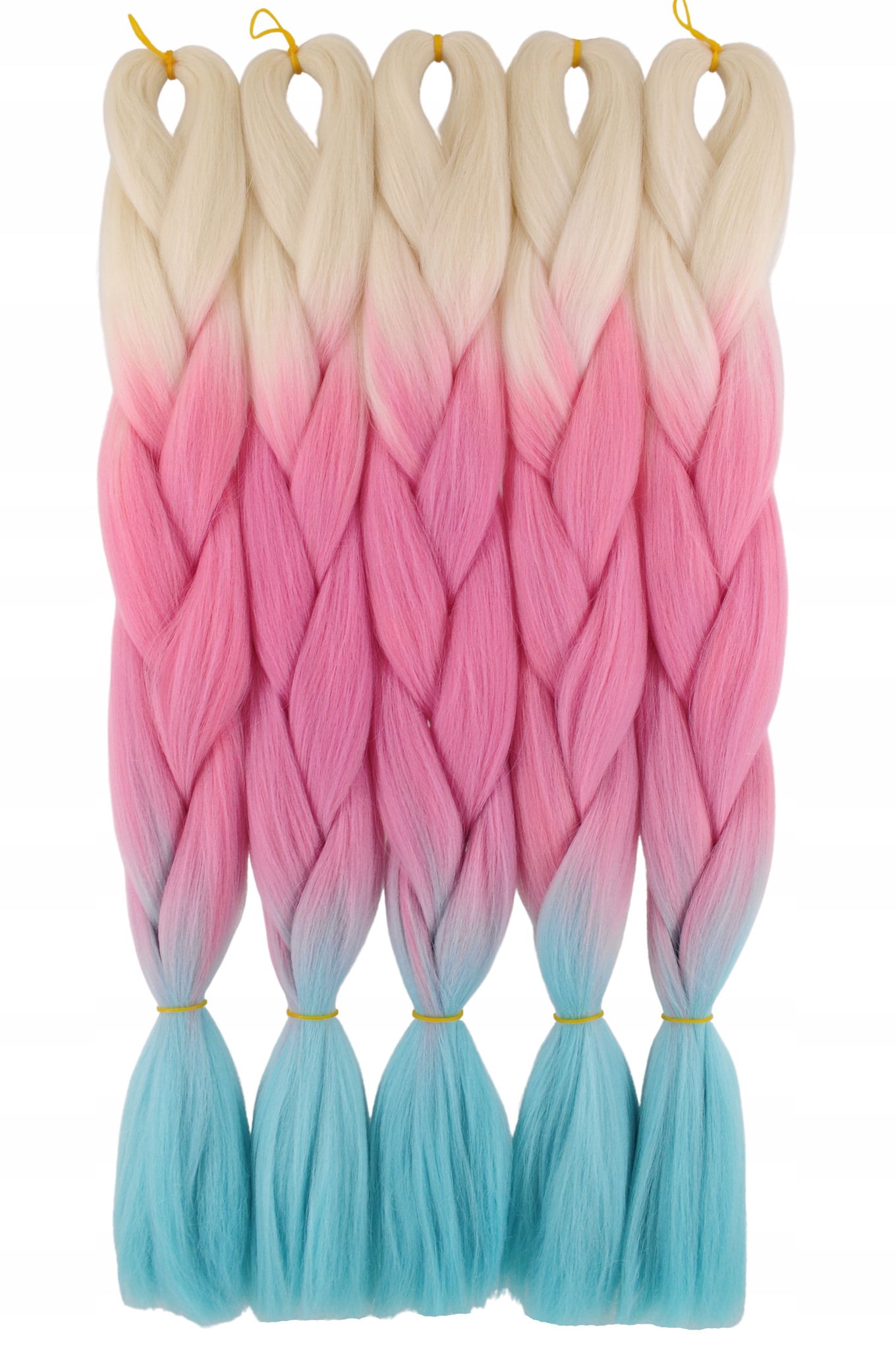 WŁOSY SYNTETYCZNE PROSTE KOLOROWE WARKOCZE 3K.082 Marka Smart Colours