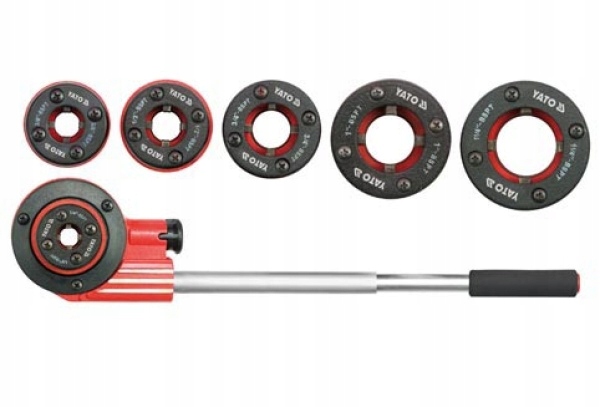 YATO GWINTOWNICA 6 elem. 1/4"-5/4" + GRZECHOTKA YT-2900 Kod producenta YT-2900