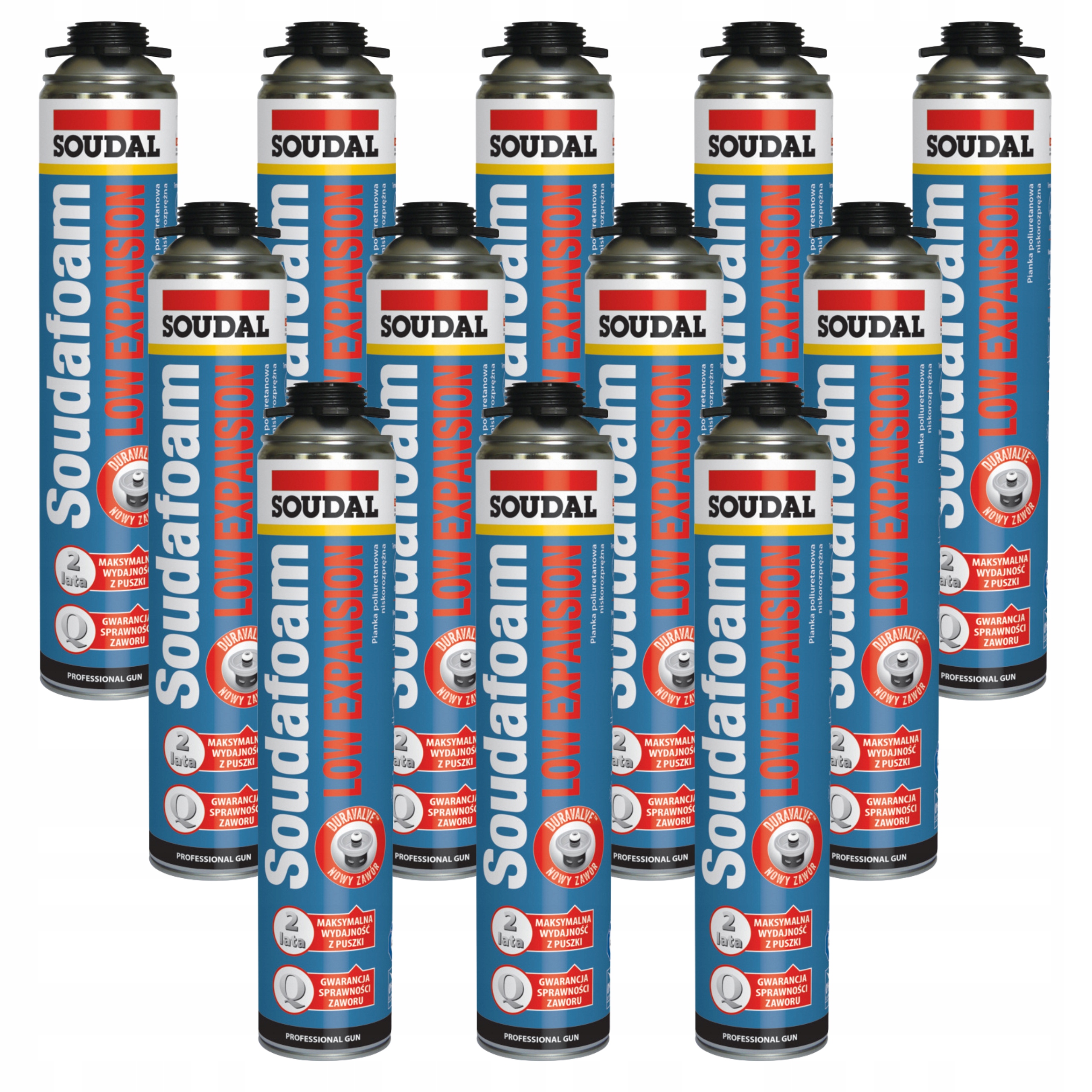 Montážní pěna Soudal Nízkotlaká pistolová pěna 750 ml Karton 12 Ks