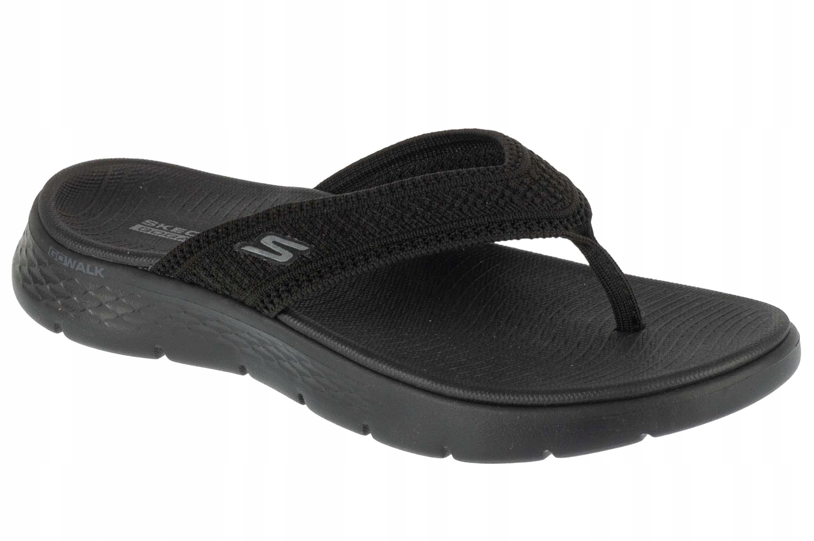 Skechers Go Walk Flex Sandal Holly [36] Dámské žabky Tkanina Černá