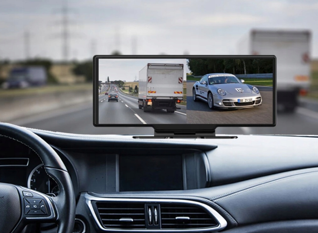 RADIO STACJA MULTIMEDIALNA MONITOR ANDROID AUTO APPLE CARPLAY DVR 2 KAMERY Waga produktu 0.7 kg