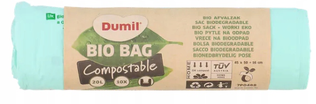 

Bio Worki Na Bioodpady Śmieci 10x 20L Ekologiczne