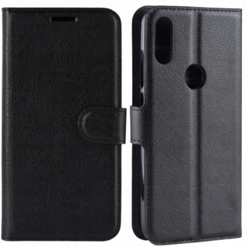 

Litchi Etui Skórzane Portfel Do Redmi Note 7