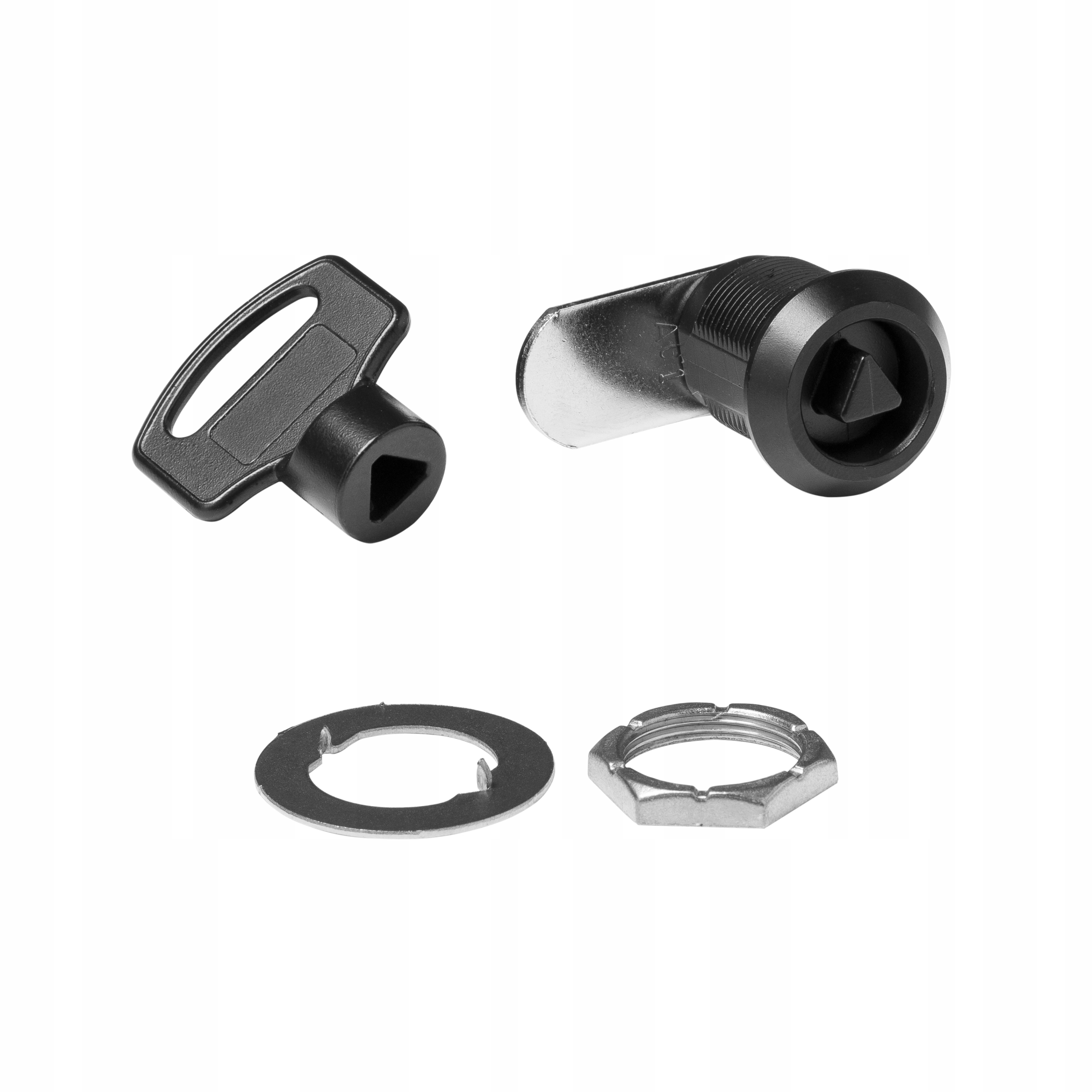 

Zamek do szachtów klucz trójkątny Czarny