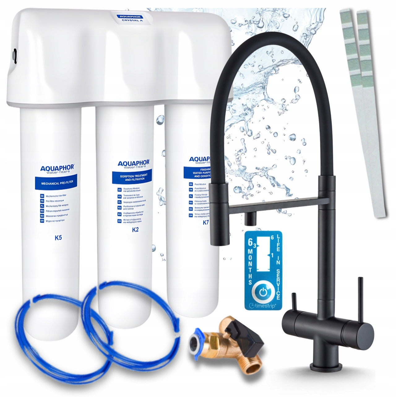 Čistič Vody Aquaphor Křišťál A Baterie S Výsuvným Stojánkovým Výtokem