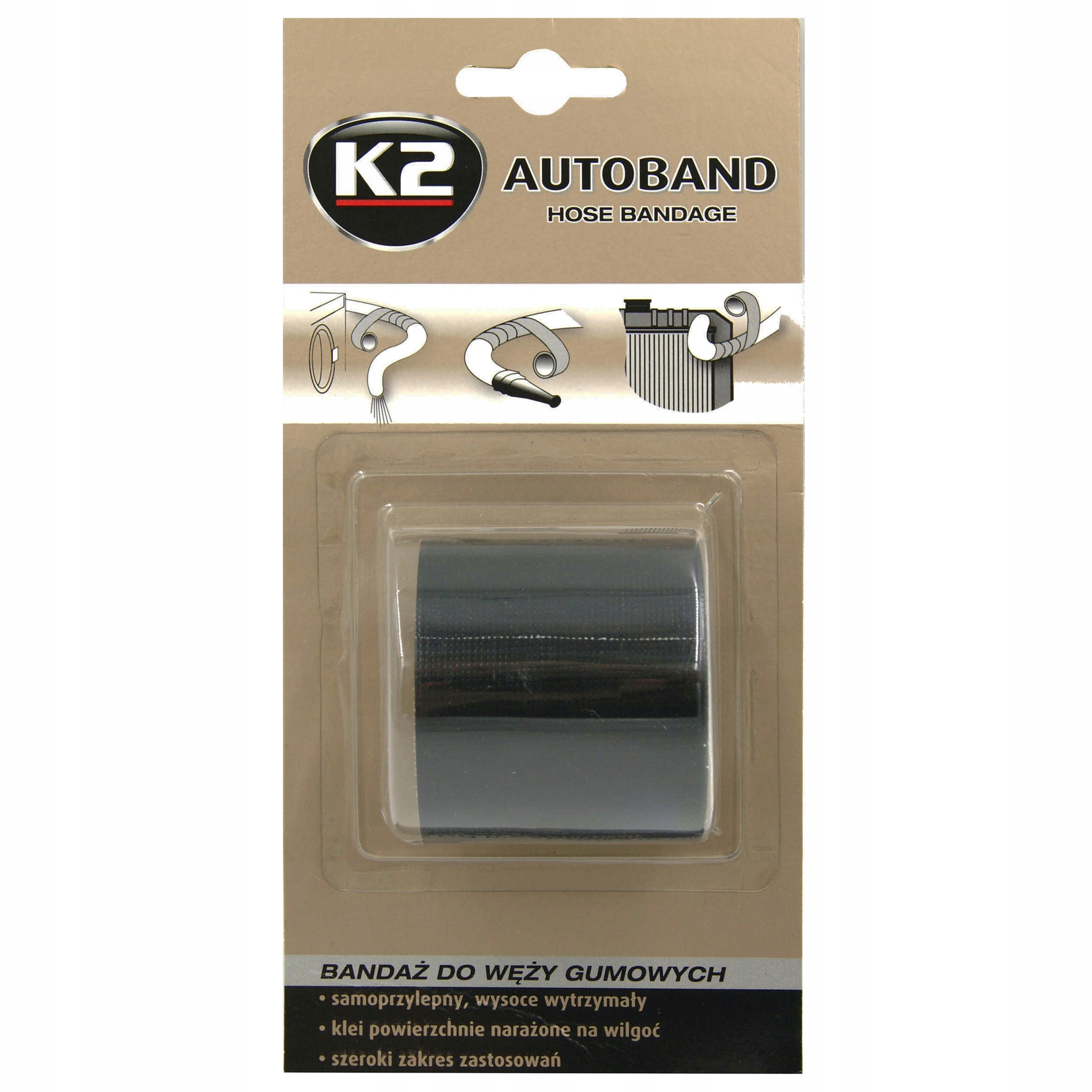 

K2 Autoband Taśma Bandaż do Węży Gumowych 5cmx3m