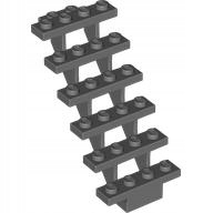 

2 szt Lego 30134 Dbg szary schody Stairs 7x4x6 N