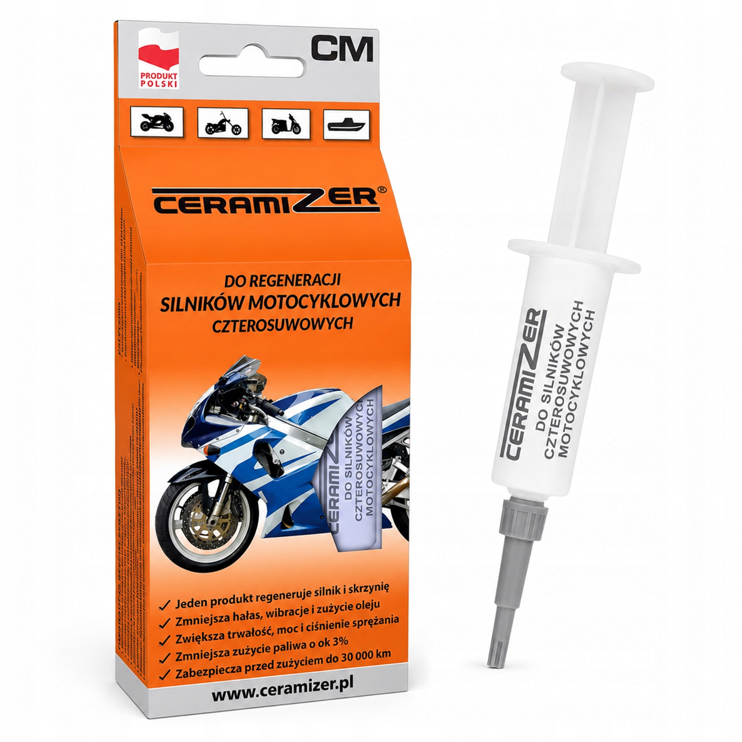 Ceramizer do silnika Motocyklowego Regenerator Ceramizator CM 4T 4ml