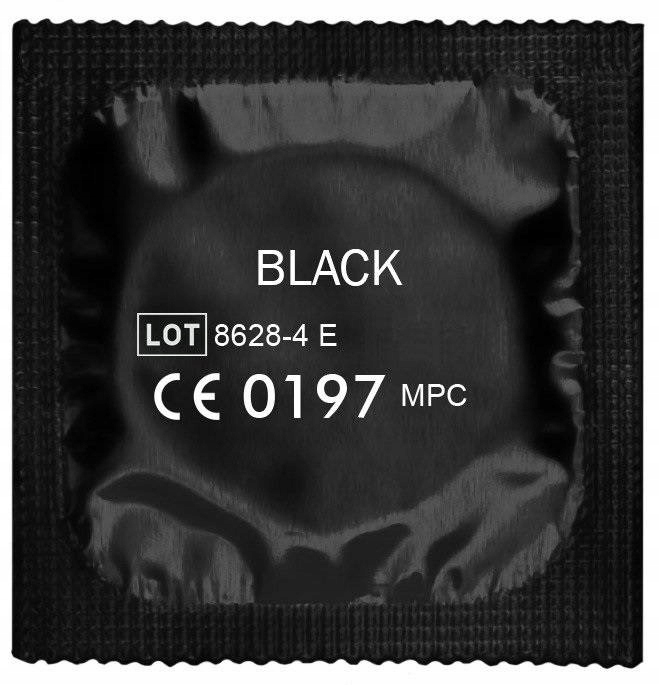 

Gładka Czarna Prezerwatywa Amor Black 1szt.