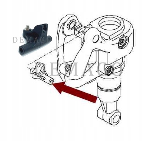 Dźwignia zaworu paleciak Jungheinrich AM22 AM2200