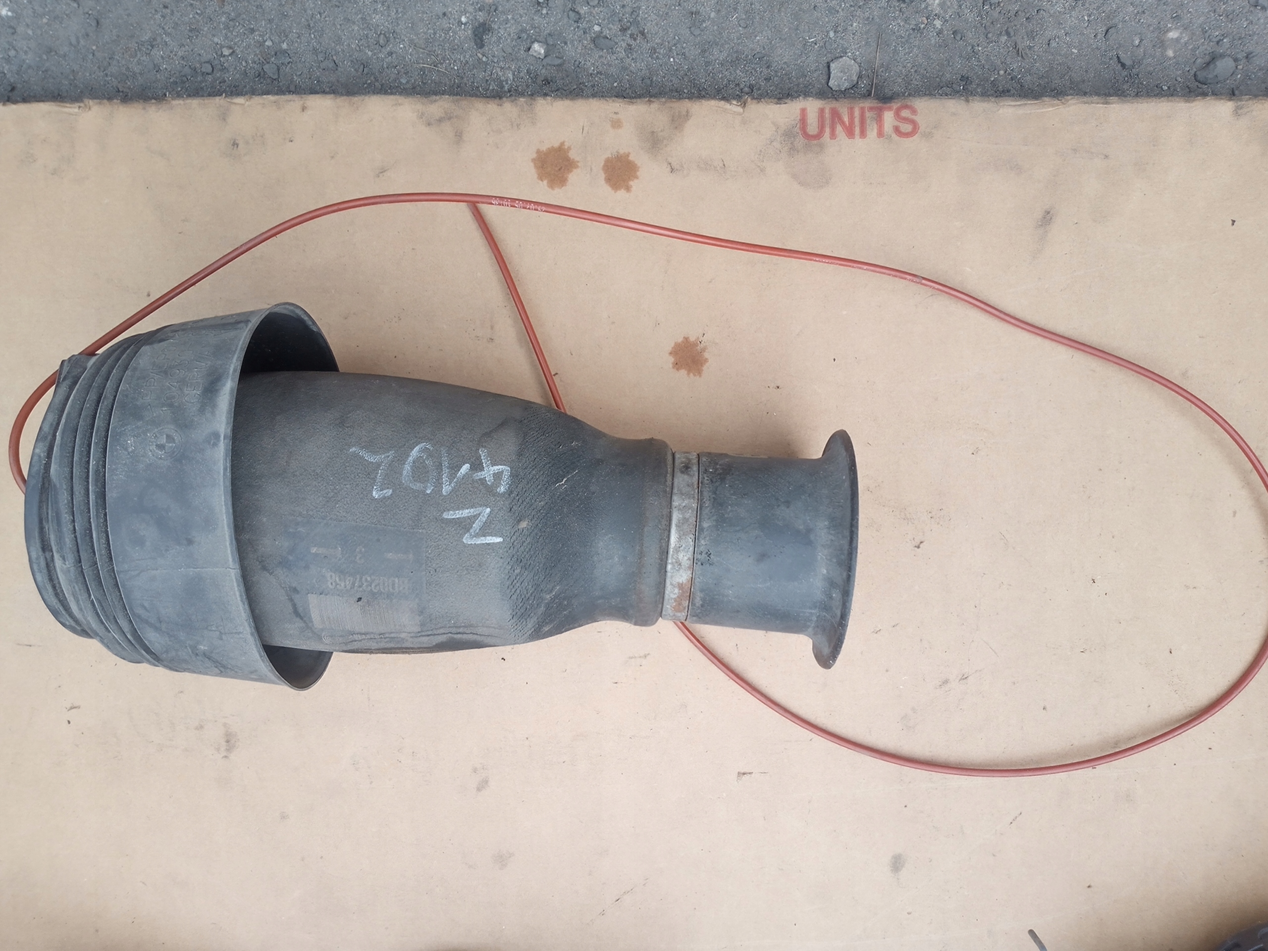 0237468 - Сильфон подушка ЗД BMW E61 0237642