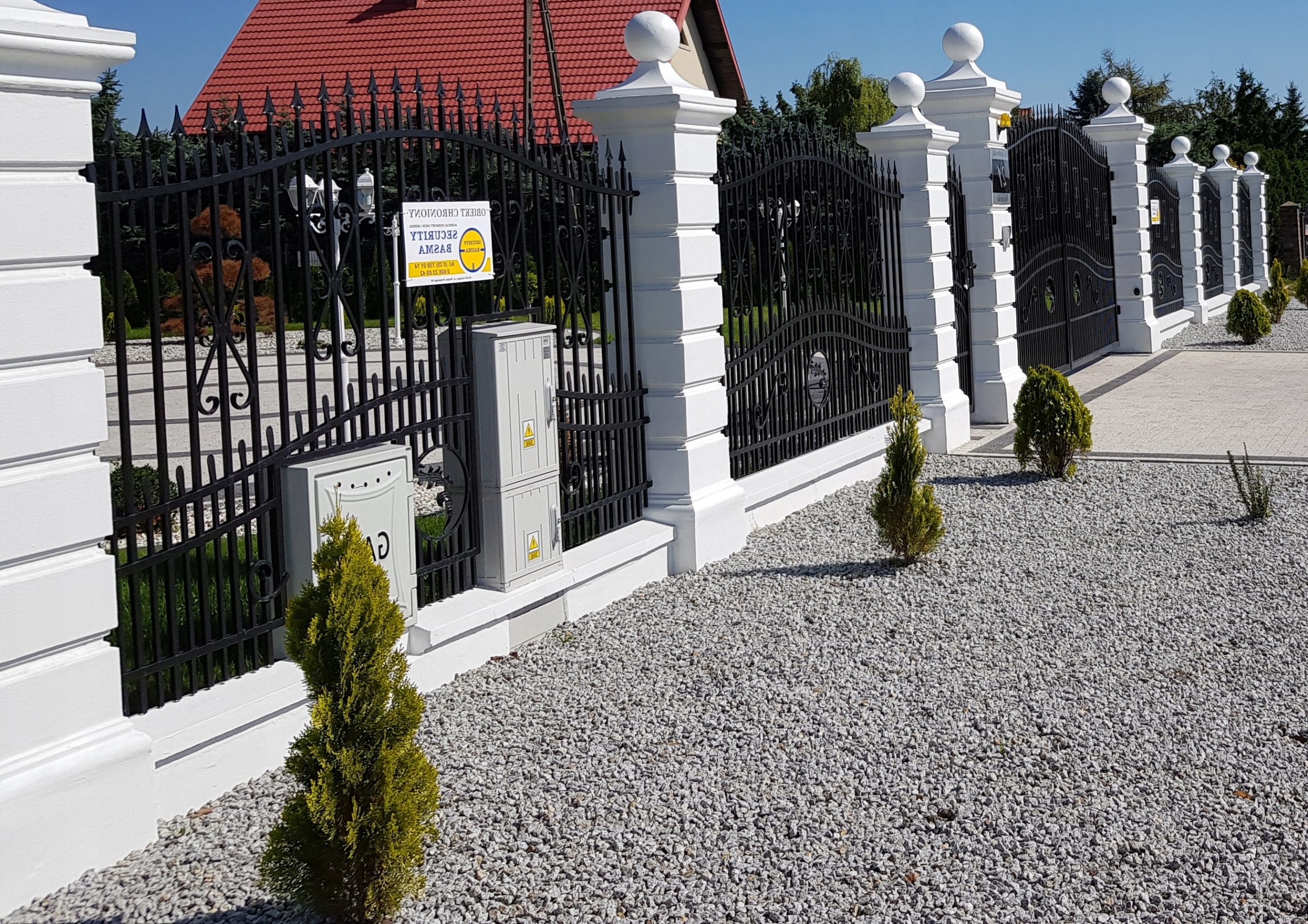 OGRODZENIA DWORKOWE,PRZĘSŁA,SŁUPKI ,Bonie Maksymalna wysokość elementu 250 cm