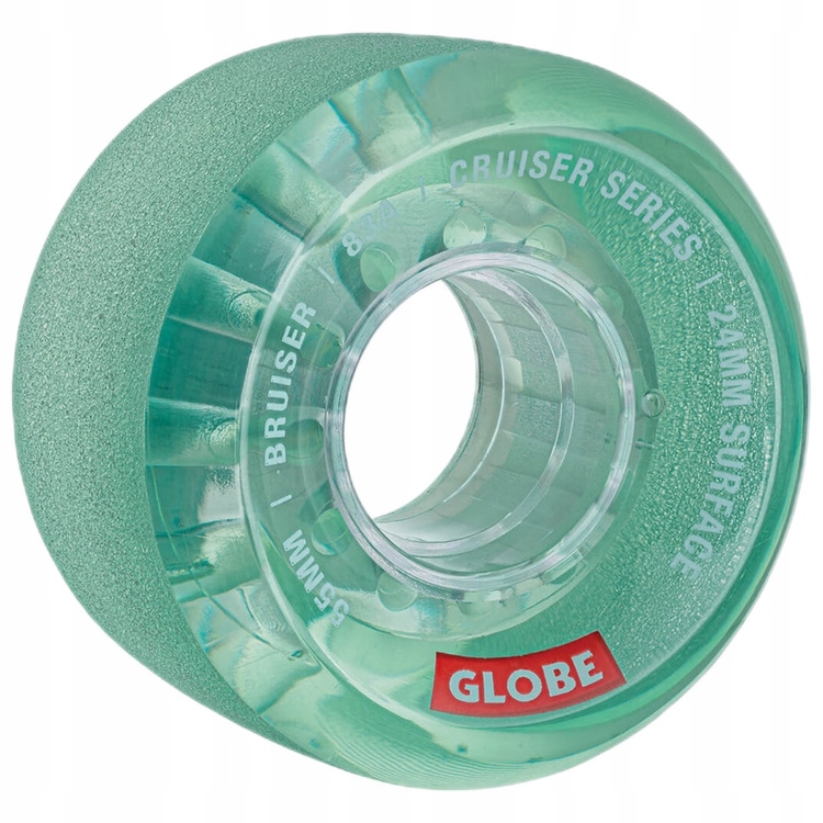 Kolečka pro skateboard Globe Bruiser Clear Aqua Morski 55 mm