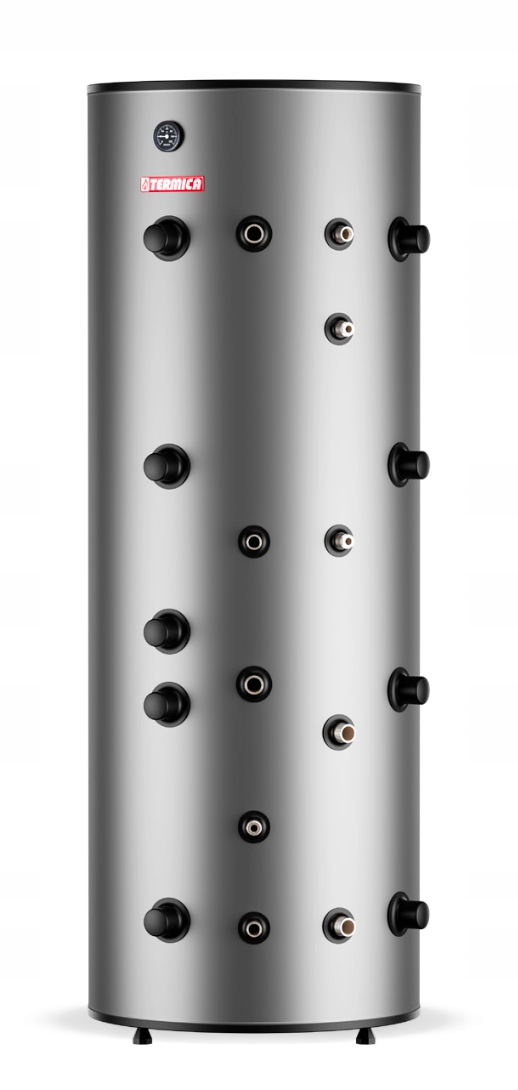 Zásobník zásobníku 300 l s cívkou, s osmi mufami 5/4", Termica