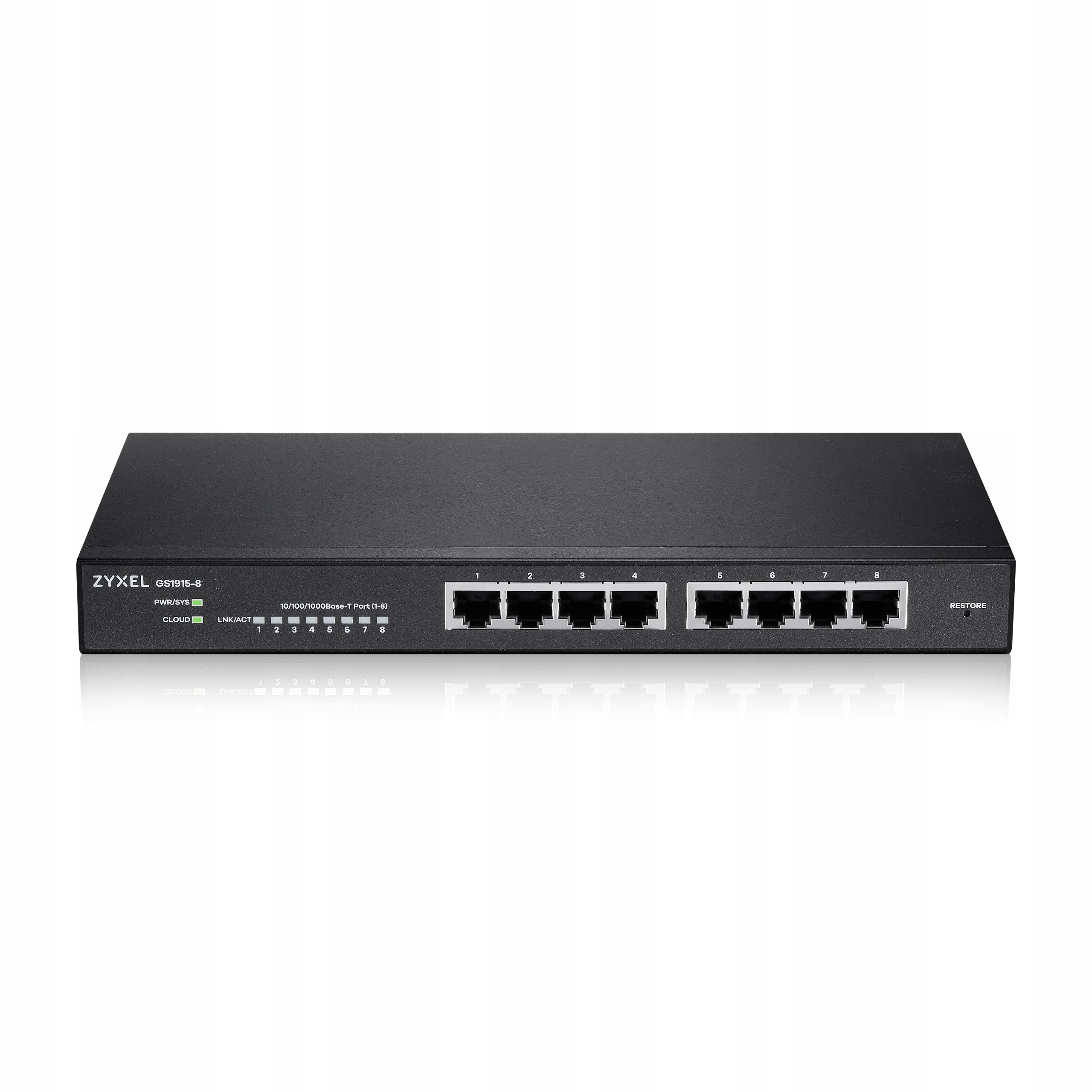 Prepínač Zyxel GS1915-8-EU0101F Managed (Spravovateľný)