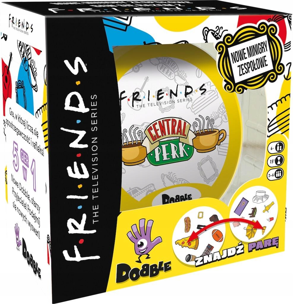 

Dobble Friends Gra Karciana Rodzinna Znajdź Parę