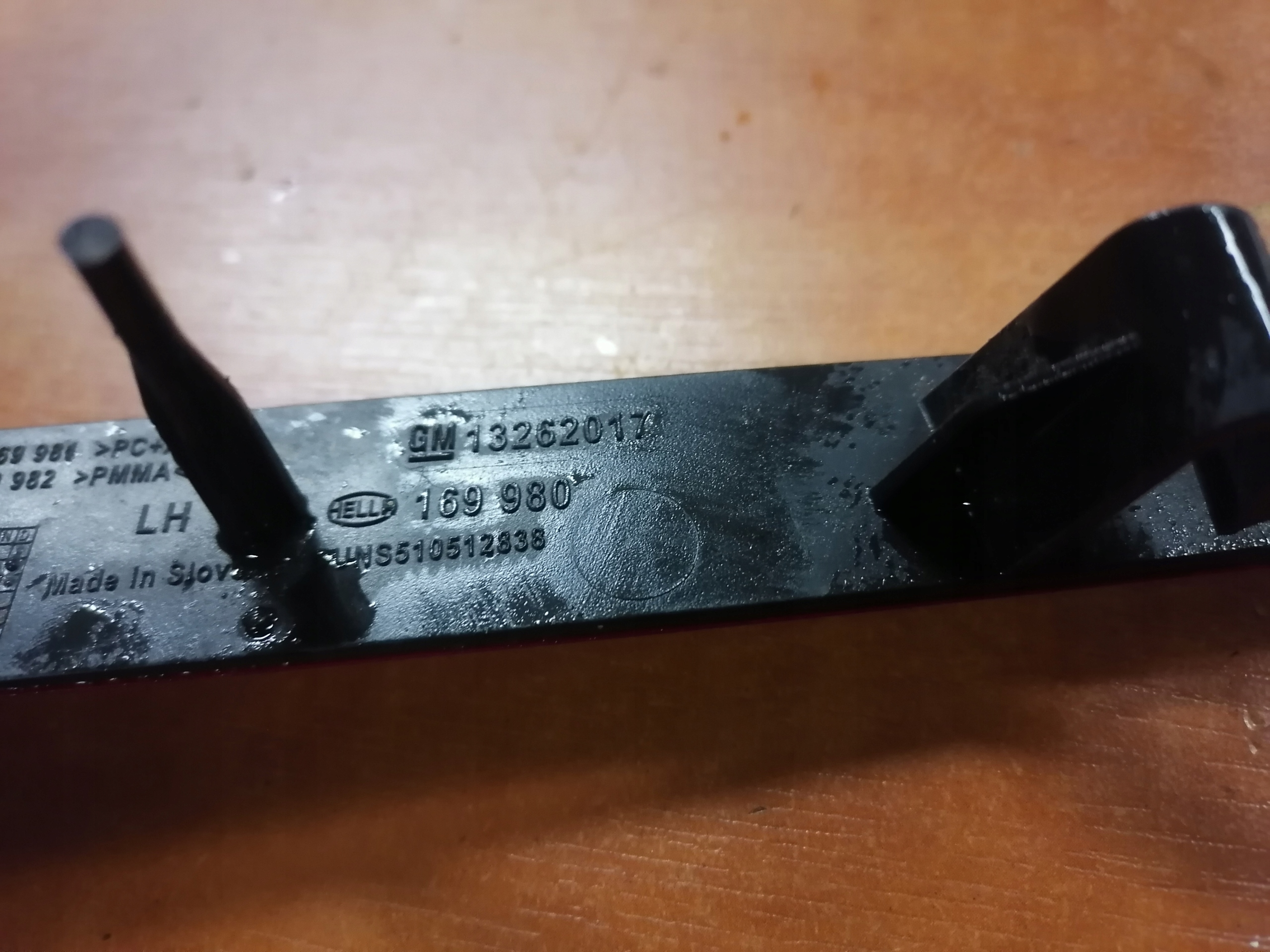 ODBLASK left rear part OPEL ASTRA J HB 5D 13262017