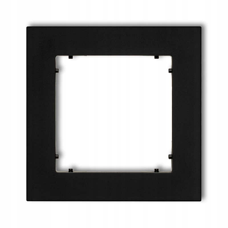 

Ramka pojedyncza Mini czarny mat 12MR-1 Karlik